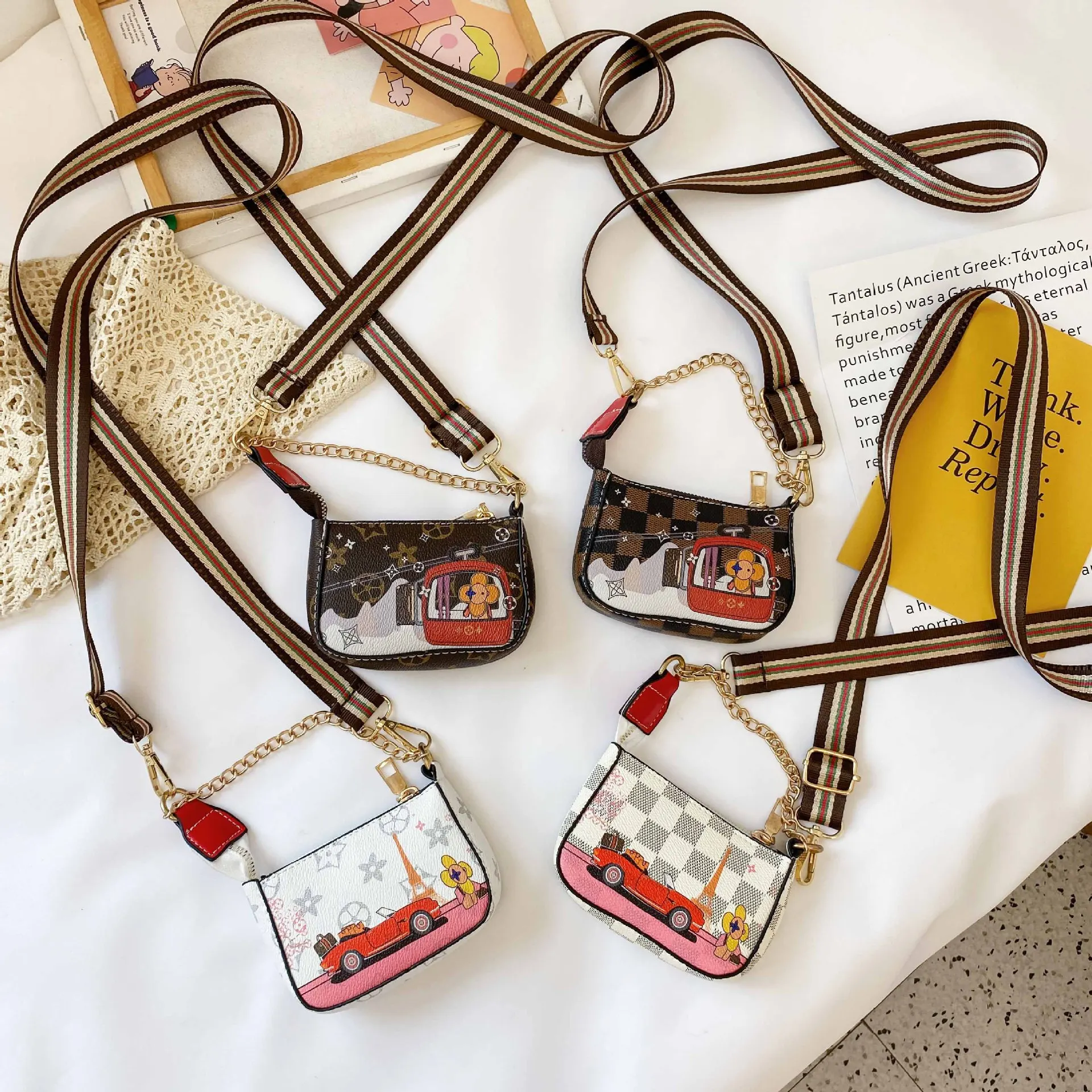 
Cute Kids Mini Zero Wallet Bag Kawaii Little Girl Small Coin Purses Bag Box Baby Money Change Purse Card Holder Pouch 