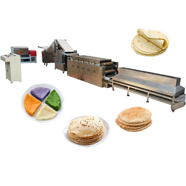 High Capacity Price Of Bakery Turkish India Lebanese Arabic Pita Bread Flat Chapati Making Machine Automatic Production Line