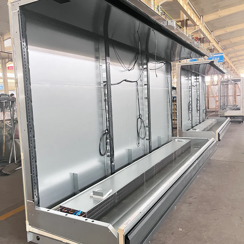 Commercial Upright Refrigerator Multi-layer Open Display Refrigerated Cabinet