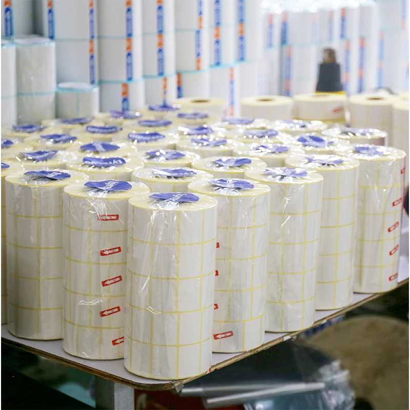 Yellow Pharmacy Ready To Ship Thermal Label 58*39Mm Label For  Printer