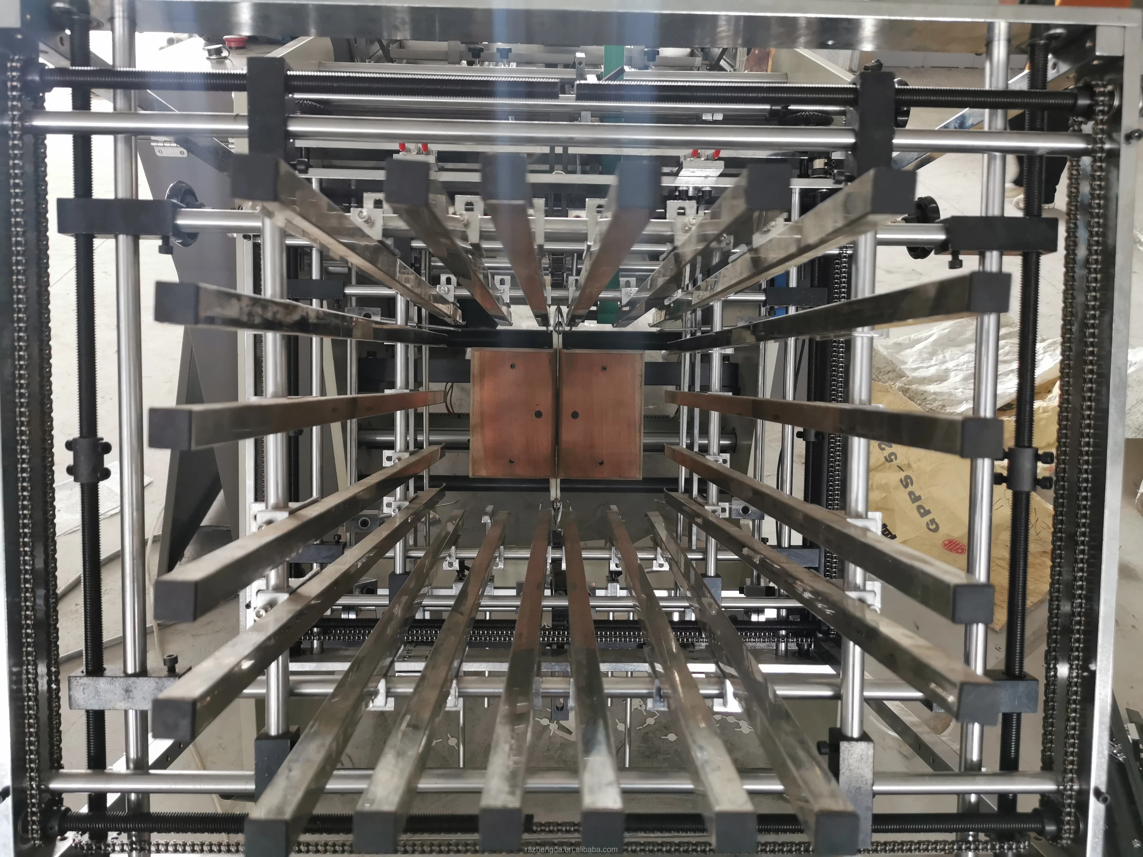 Automatic Carton Box Erecting Machine Hamburger Box Making Machine Take Away Food Box Making Machine