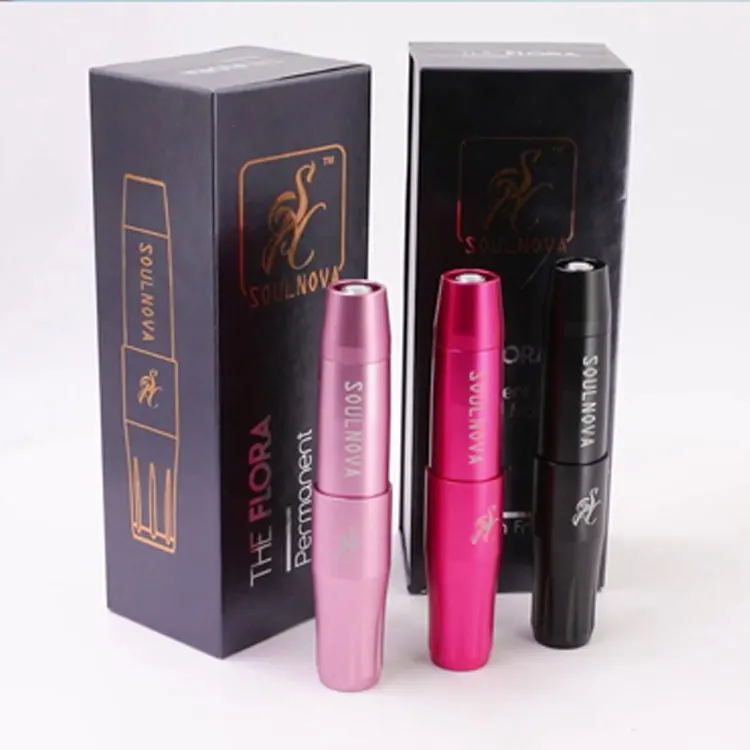  Soulnova LOGO 10000RMP Champagne Gold RCA Electric Semi Permanent Makeup PMU Tattoo Machine