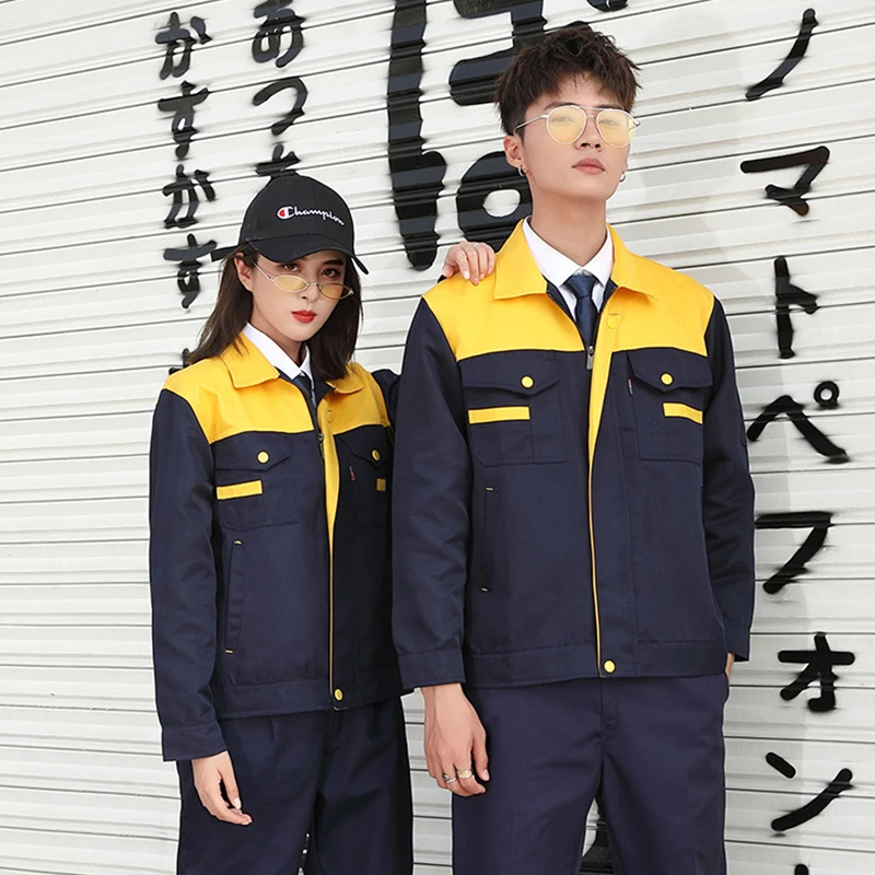 
High Quality Men Summer Safety Fabric Works Clothes Uniform For Plumber 