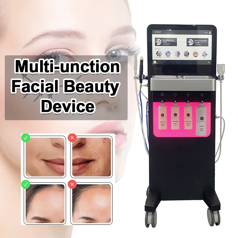 Multifunctional Oxygen Facial Jet Peel Hydra Skin Scrubber Aqua Dermabrasion Microdermabrasion Beauty SPA Salon Equipment