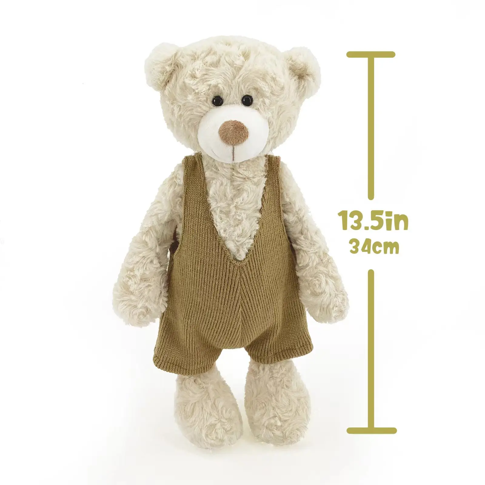 Plush Toy  Cute Bear Kawaii With Cloth Bear Stuffed Toys Children Kids Birthday Gifts Doll