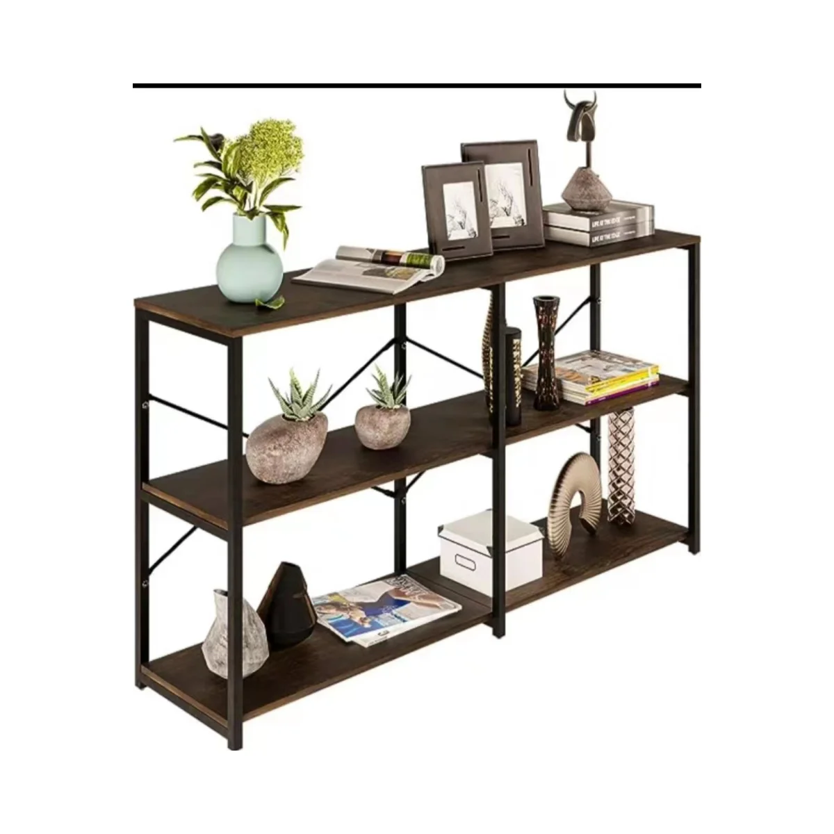 Morden Steel Frame Officetable Pc Computer Modern Organizer White Standing Office Desk Screen Partition Desk Office
