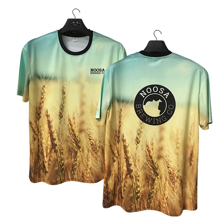 Custom Full 3d Printing Oversized Sublimation Color Shirts