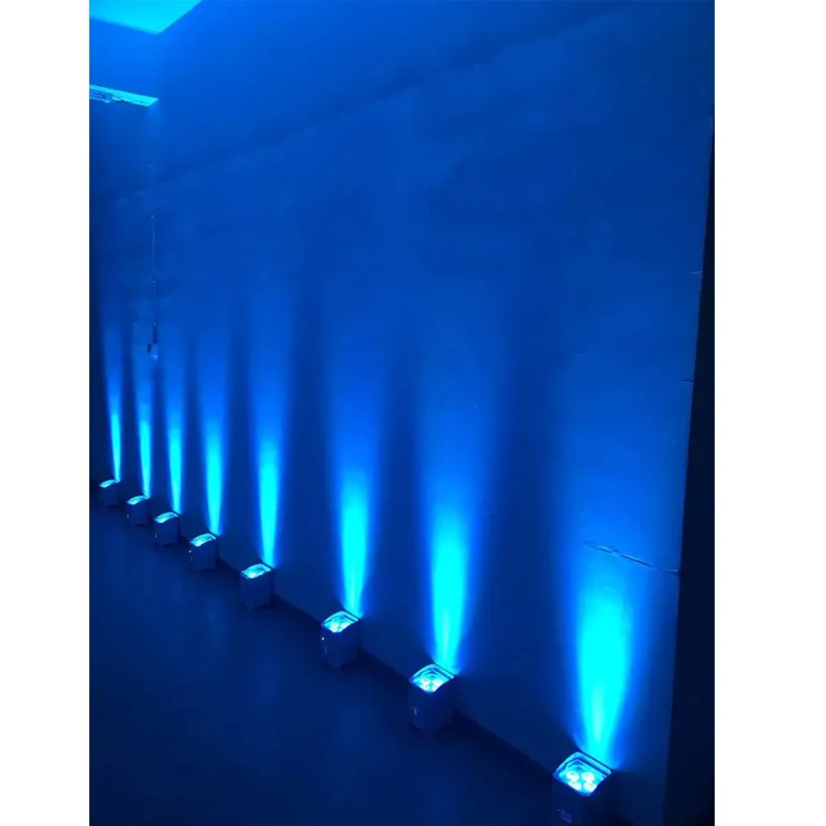 Заводская цена аккумулятор 4X18 Вт Rgbwa 5 в 1 Wi-Fi беспроводной Dmx512 Светодиодный прожектор для сцены вечеринки