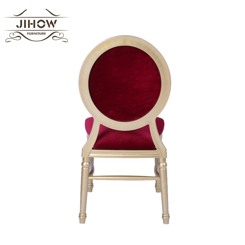wholesale price most fashionable red and gold king and queen throne chair For Sale