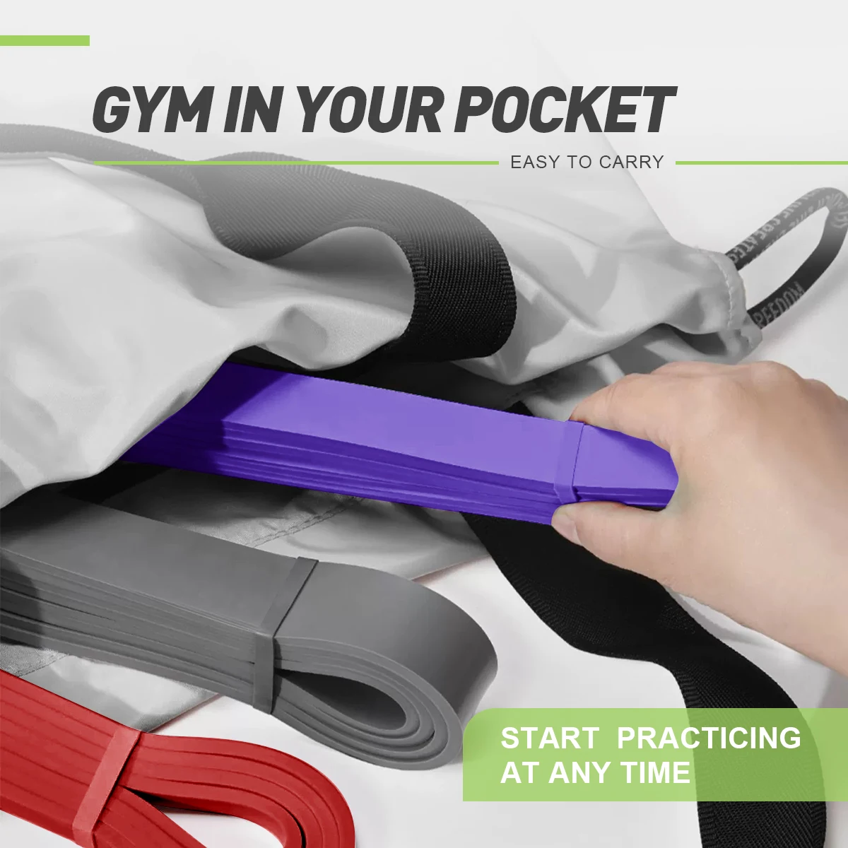 Custom Logo Gym Workout Natural Latex Tpe Rubber Elastic Fitness Resistance Loop Bands Set