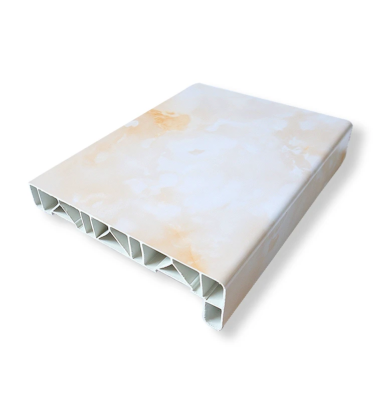 Бесплатный образец, высокое качество, прочный, с использованием различных пластиковых комнатных ПВХ ламинированных подоконников