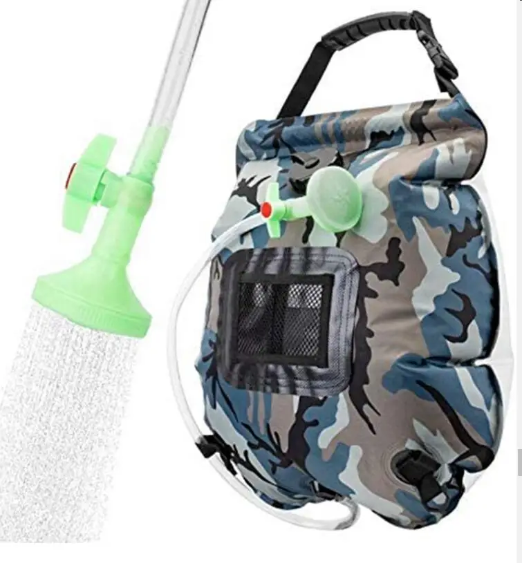 Custom logo Camping Outdoor Camping Shower Water Bag Outdoor Bath Bag