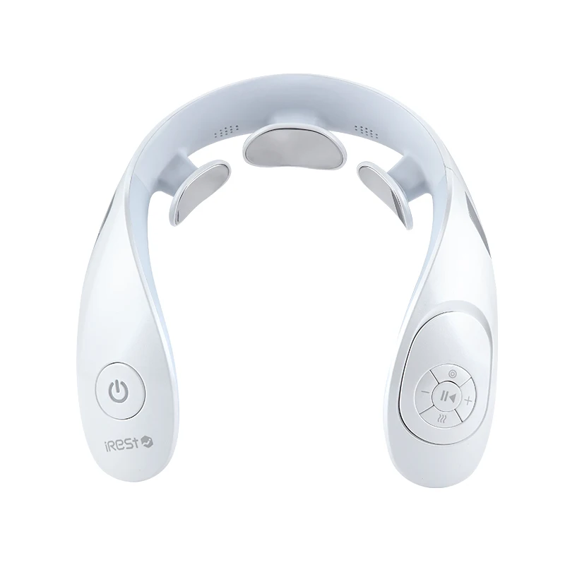 IREST C77 Hot Sale Home Portable Mini U Shape Wireless Neck Massage 360 Infrared Physiotherapy Kneading Pulse 4D Smart Voice Nec