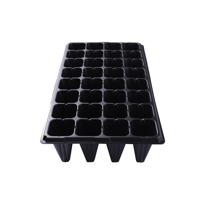 microgreen plastic seeding tray strong square hydroponics seedling tray