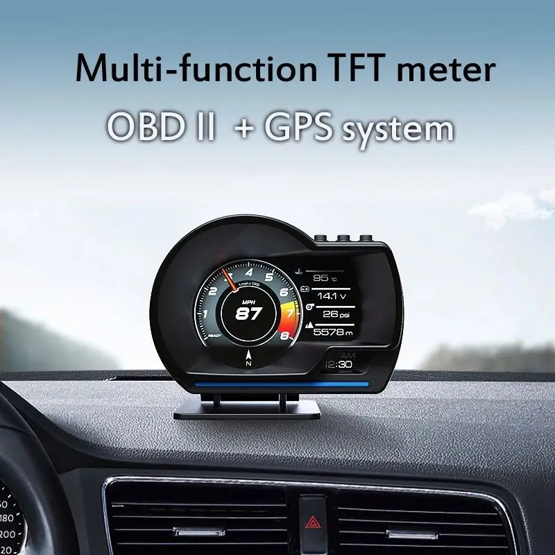 Gps Navigation System Electronic Digital Wireless Speedometer Hud Head Up Display Protective Screen
