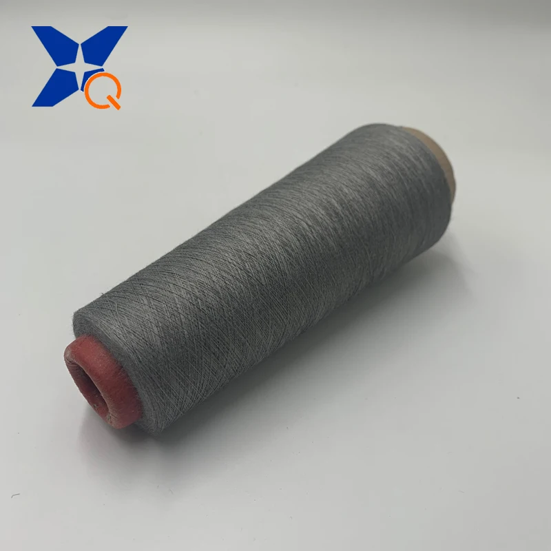 Ne21/1 conductive 40% 316L stainless steel staple fiber blended  60% meta-aramid staple fiber oil static fire resistant