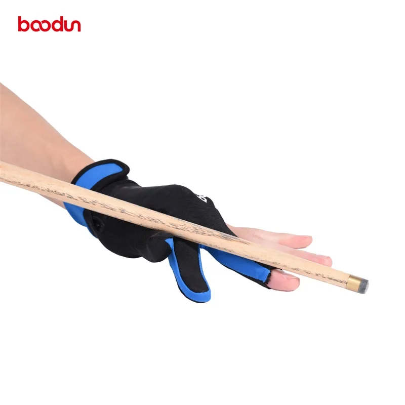 Аксессуары для бассейна с логотипом на заказ, износостойкие перчатки для бильярда с тремя пальцами