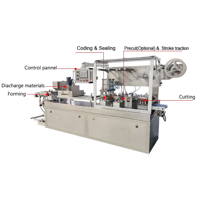 DPB-320 Flat-plate medical tablet blister packing machine