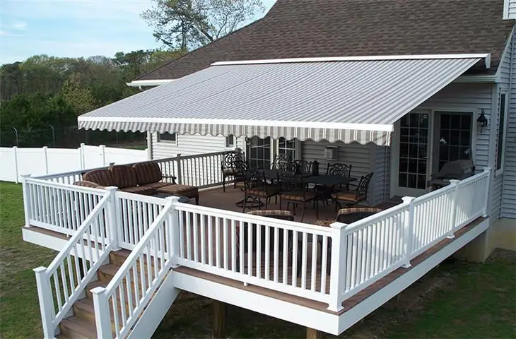 Economy Retractable Awning Alu. Rain Cover Retractable Aluminum Awning