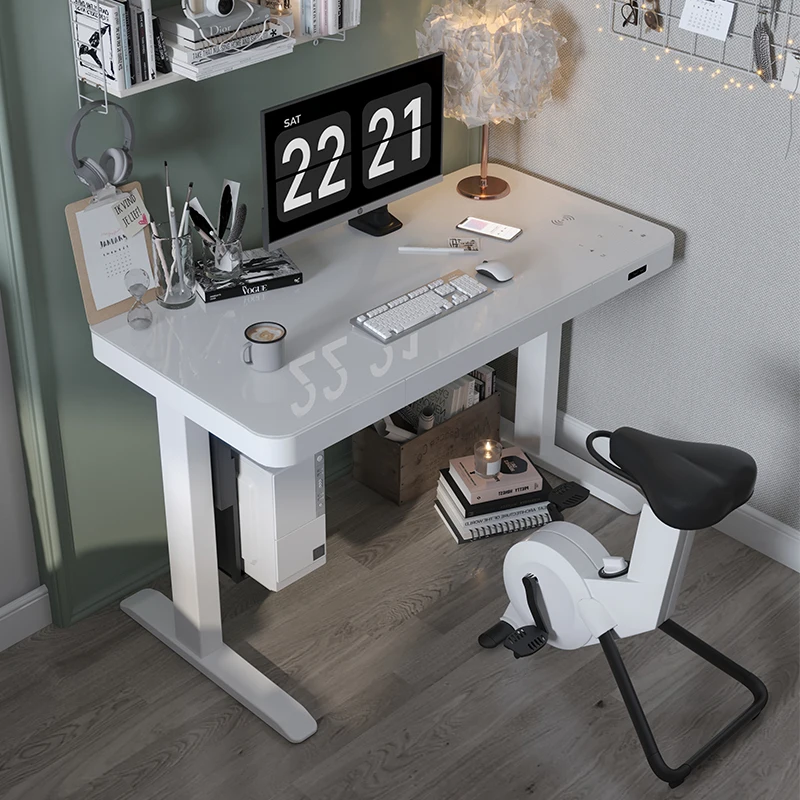 Hot sell adjustable table lifting sit to stand up desk moving standing home office computer study workstation table