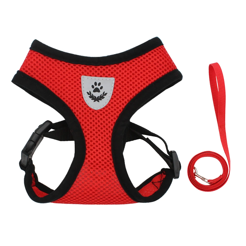 Nylon Personalized Chest Strap Pets Vest Dog Harness Training for Puppy Cats Soft Mesh Pet Harness