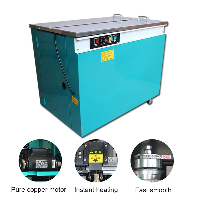 JYD Factory Price KZ-900 Semi Auto Desport Plastic Belt Strapping Machine Carton Bundle Wrapping Machine Packing Strap Machine