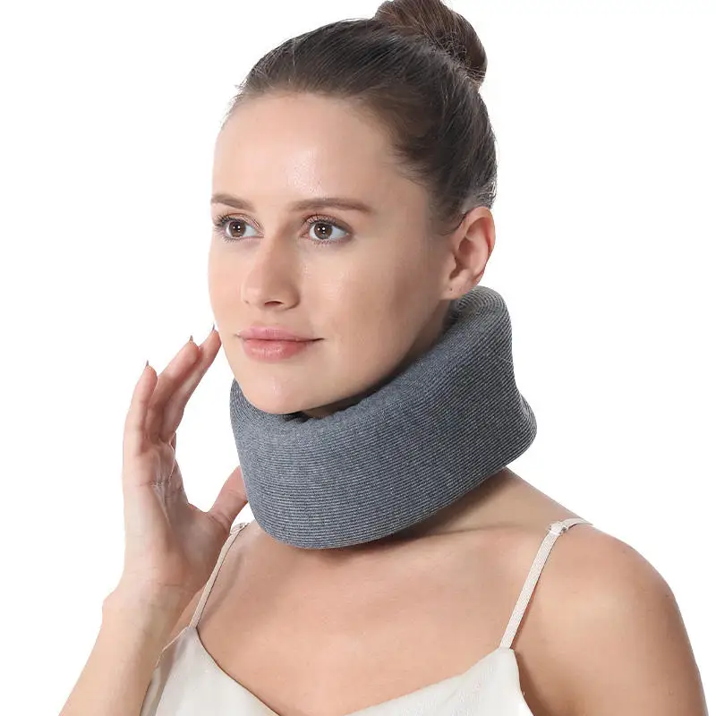Orthopedic Breathable neck support Sponge Cervical Collar Foam Soft Neck Brace