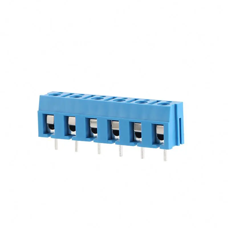 Wire 2conductor through ring tip 10 pole 25a 3 screw terminal block connector