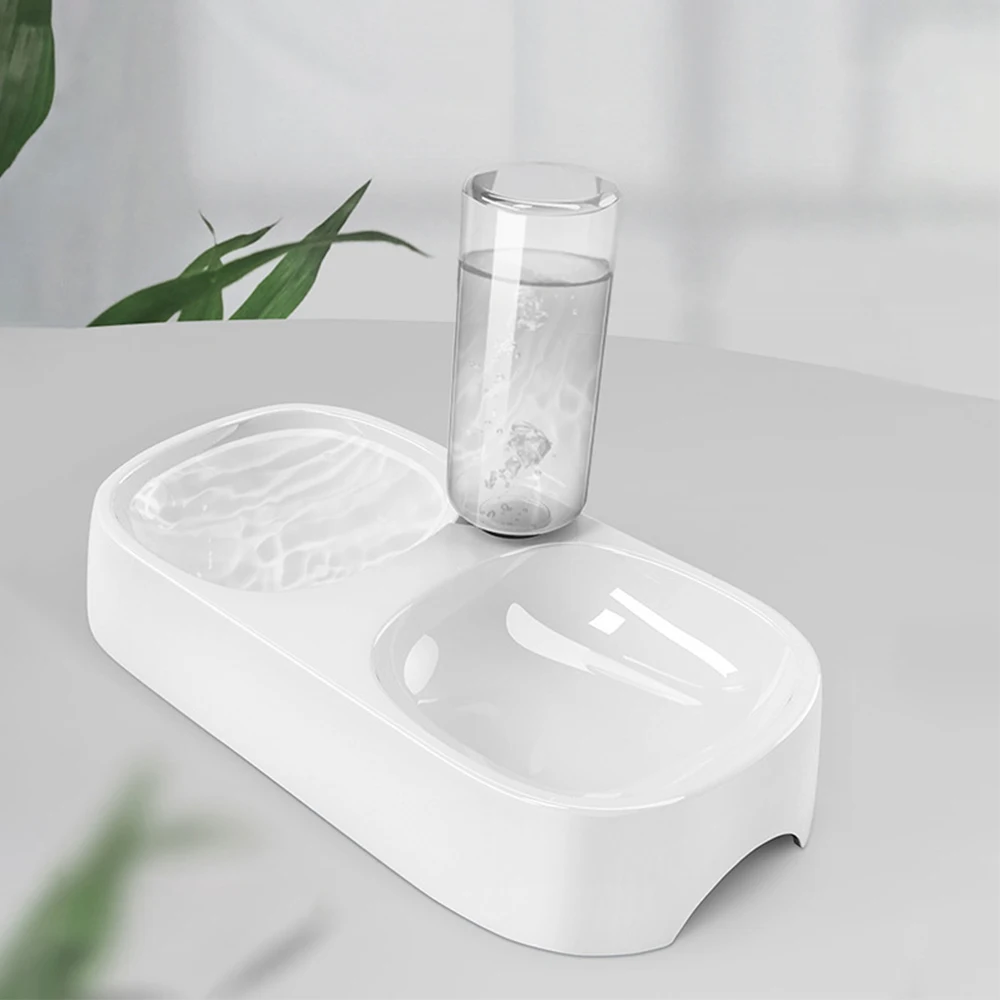 
Hot Sale Multi-Angles Cat Bowl Anti-Fall Anti-Skid Double Foot Rubber Pet Feeder Bowl with neck protection design 