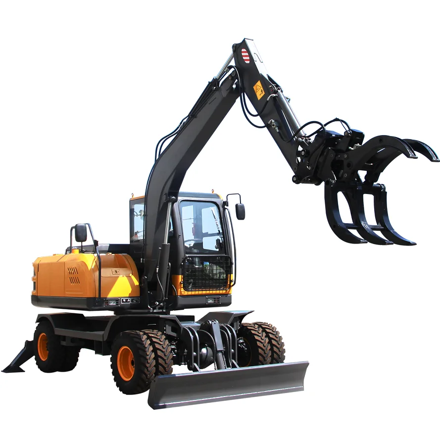 loader grapple 8 ton bucket wheel excavator