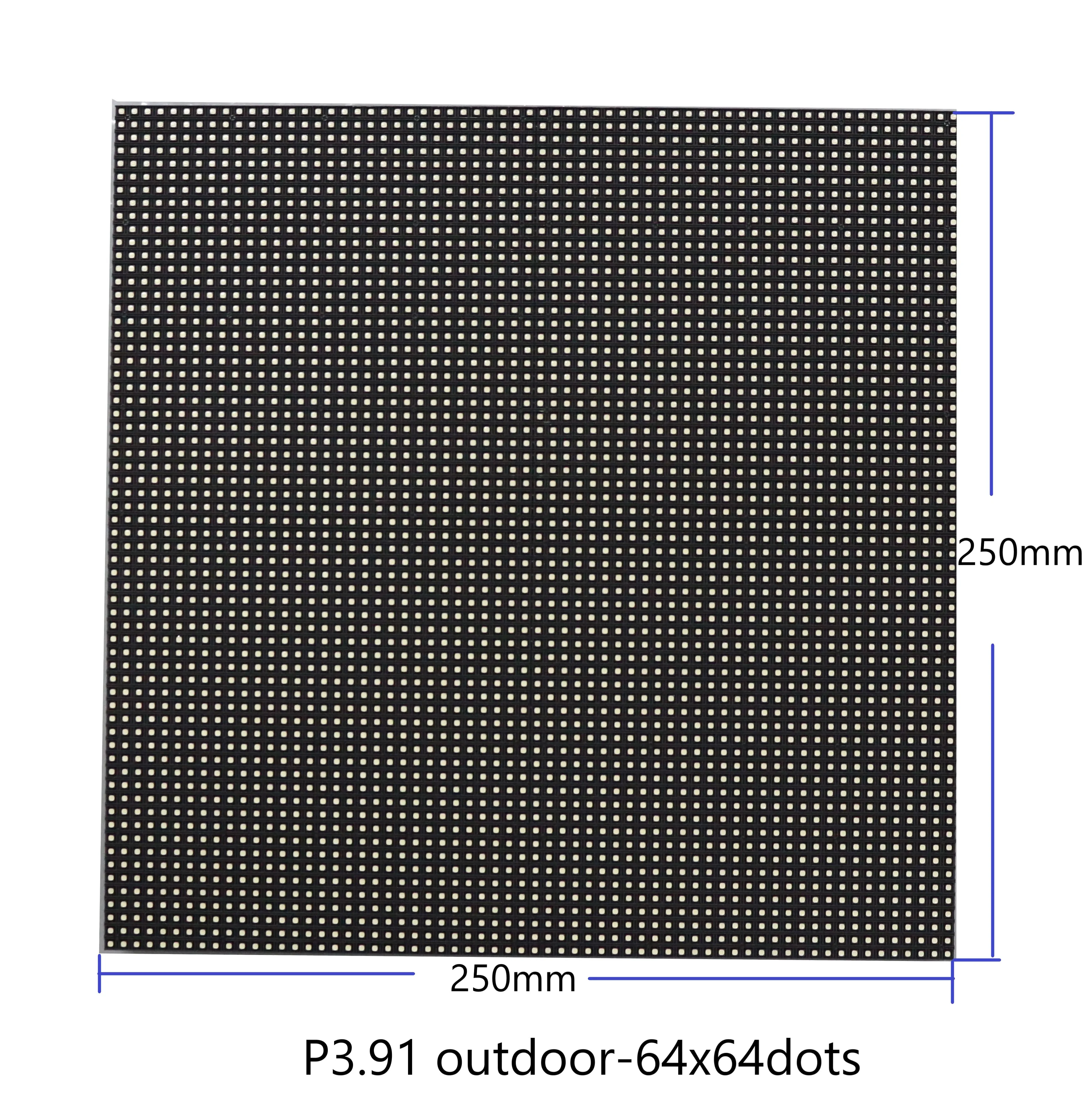 Waterproof P5 (5mm) Pixel Pitch Full Color 160*160mm Led Matrix Module Panel with 1024 Dots 1/8 Scan 5000 Nits Pantalla Outdoor