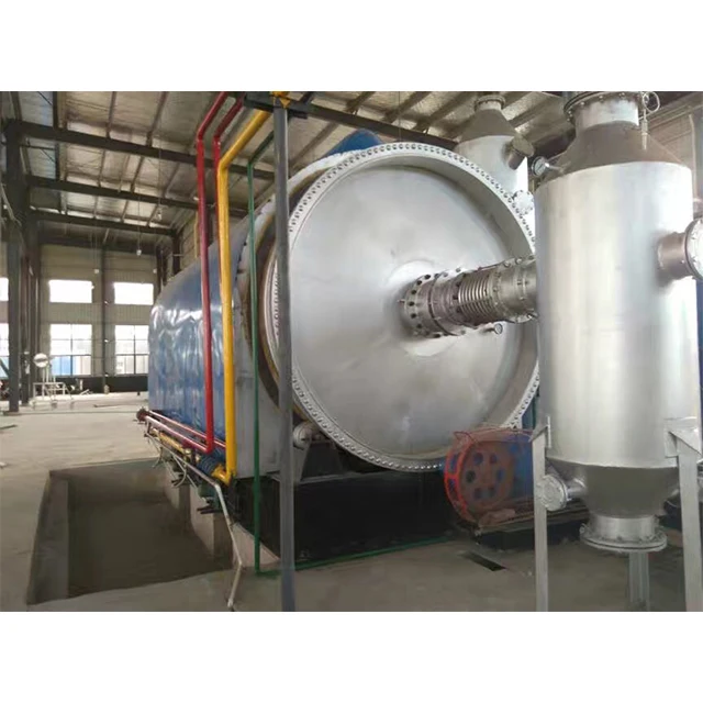 Waste Plastic Tyre Rubber Recycling Machine for fuel oil