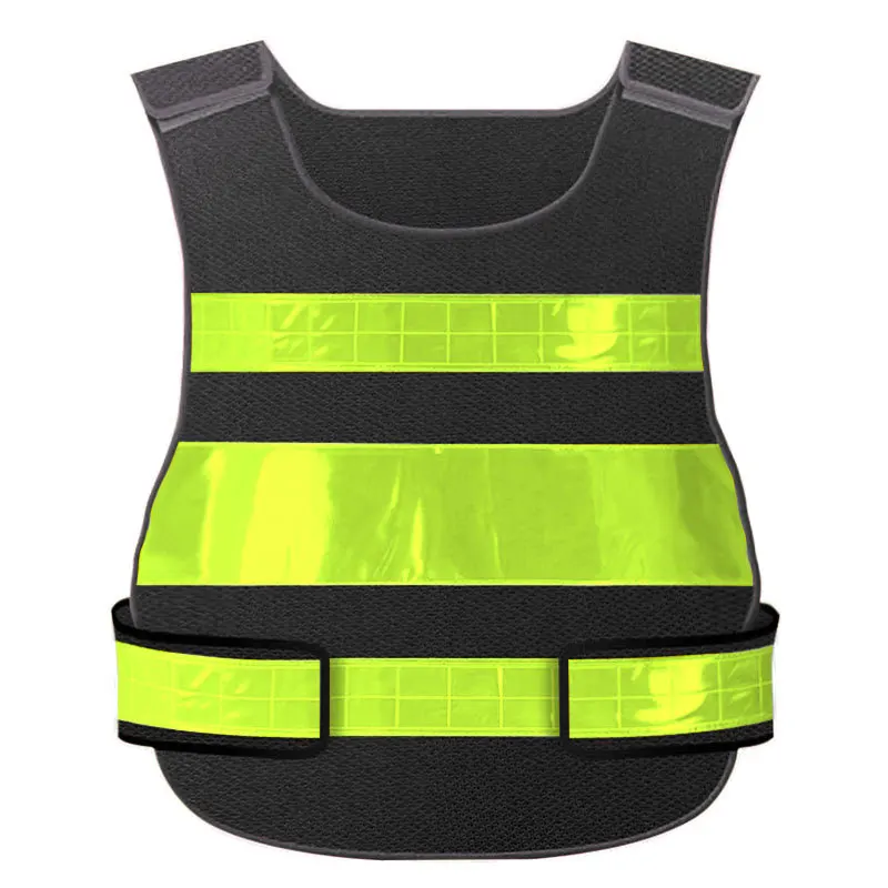 Various sizes safety fluorescent vest breathable reflective clothes reflective vest printing