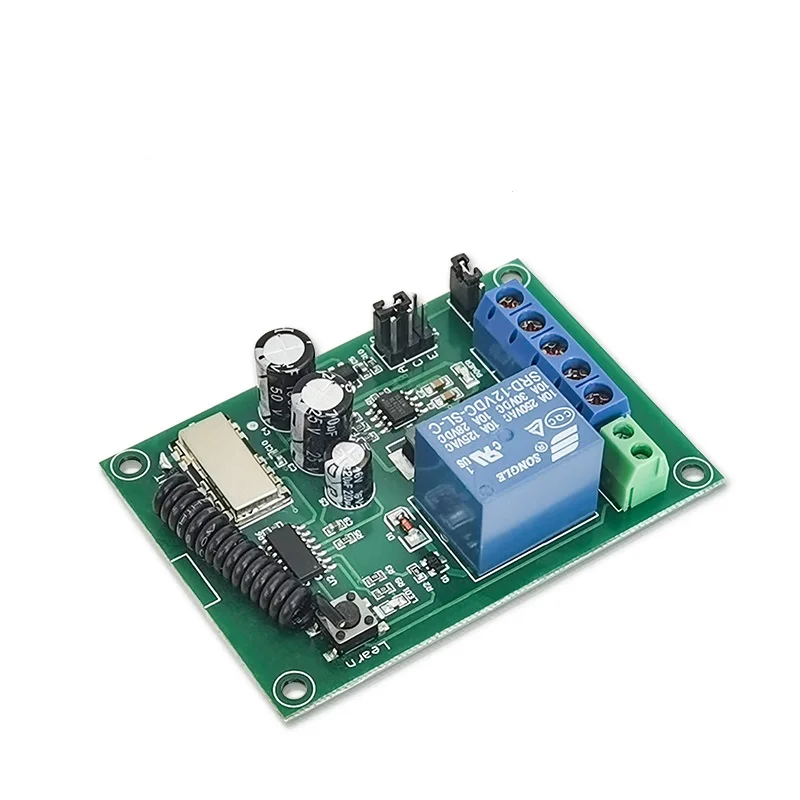 433 Mhz Wireless Remote Control Switch For learning code Transmitter Remote DC 12-38V 1CH Relay 433Mhz Receiver Module