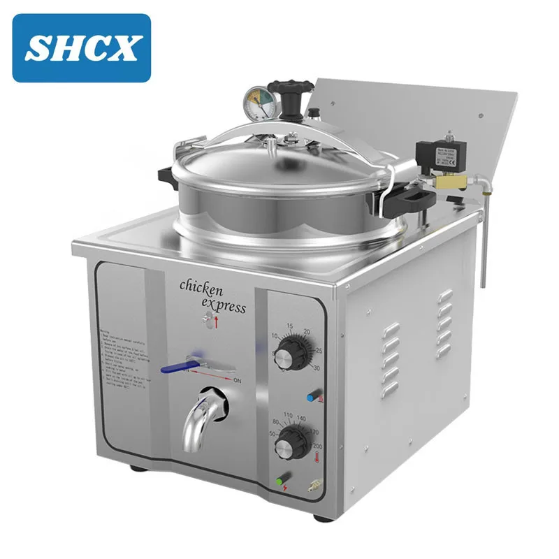 Electric Henny Penny and Bki Commercial Kfc Kitchen Mechanical Panel Pressure Cooker Broaster Deep Fryer for Fried Chicke