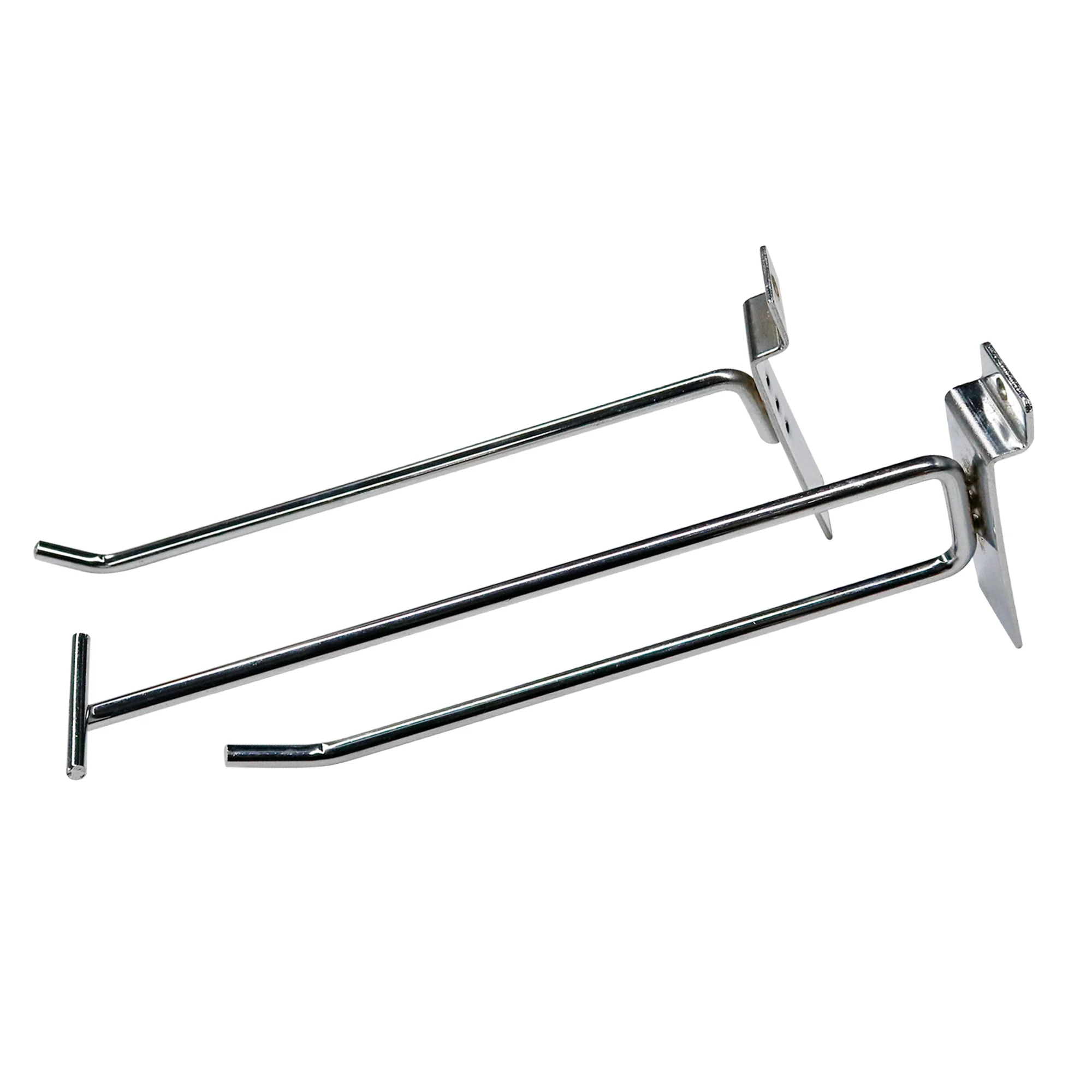 Professional Stainless Steel Hook Slatwall Display Hooks Metal Hanger Hooks