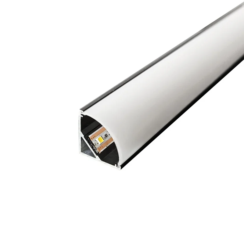LED Sensor Light Strip for Concealed Wardrobe Weld-Free Aluminum T5 Temper Embedded Laminate Shoe Cabinet Light Angle Pattern