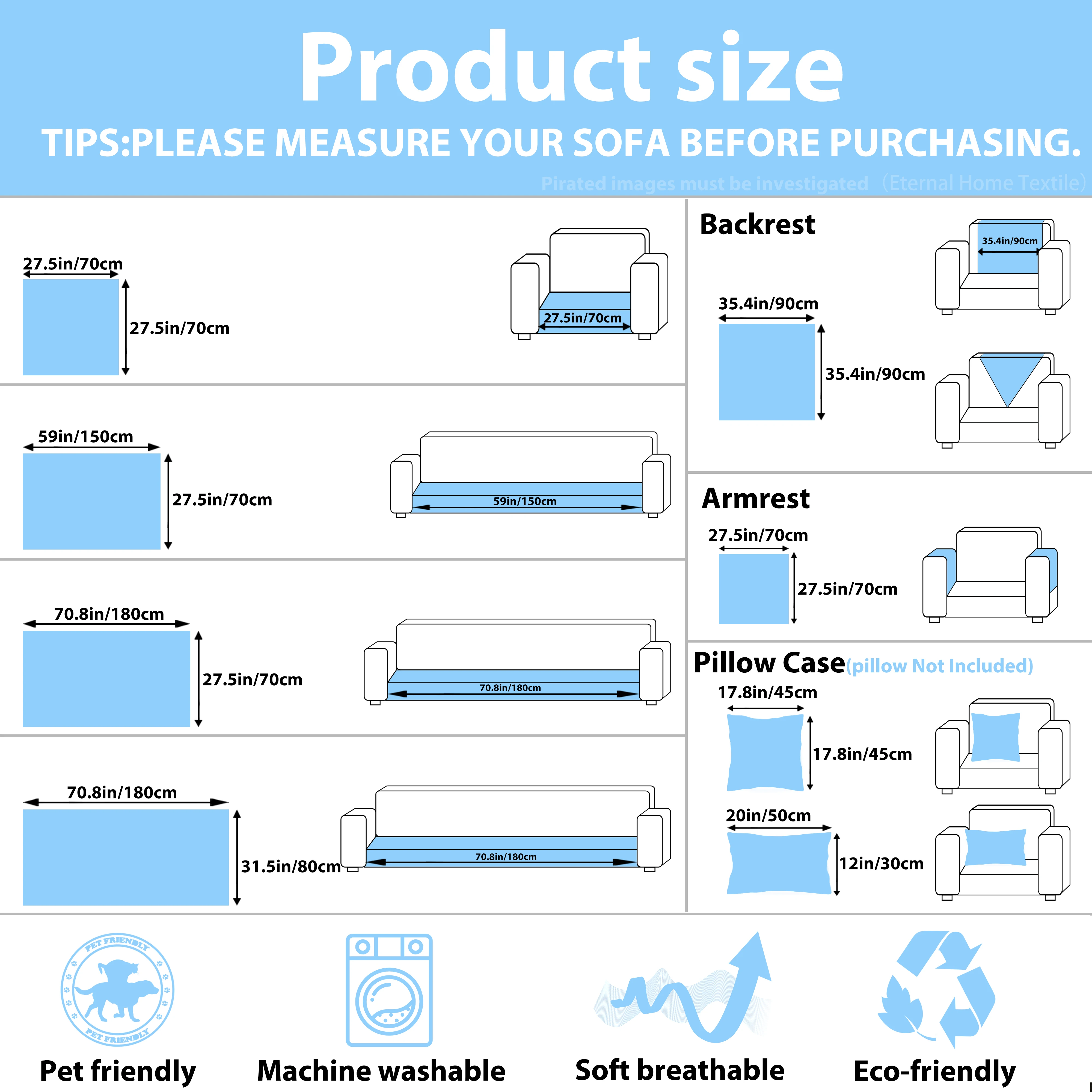 Four Seasons Sofa Cover With Simple Modern Non-Slip Sofa C Cover Cat Scratch Protection