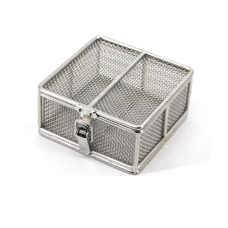 Storage basket Easy to clean Hard Sterilization Stainless steel disinfection basket