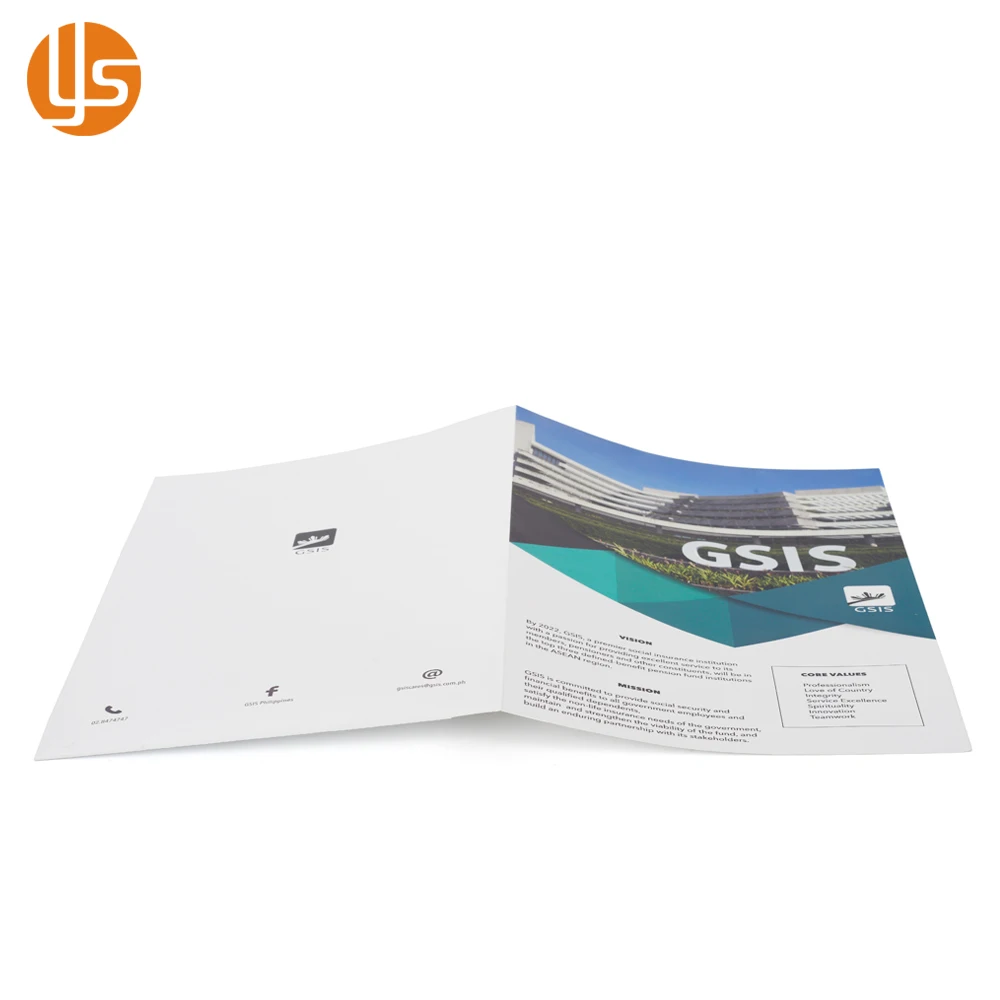 Недорогая бумажная папка для документов формата А4 с индивидуальным логотипом