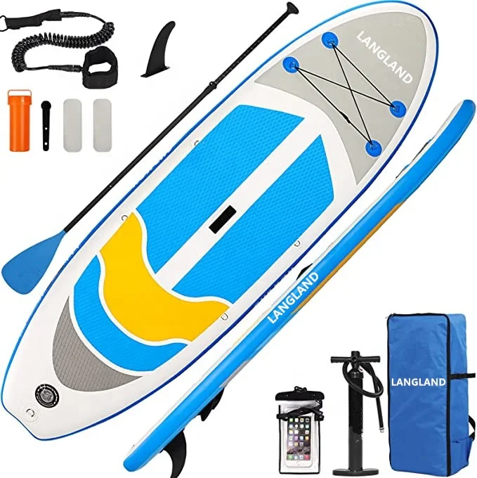 2022 New Design SUP Paddle Board Inflatable SUP Board OEM Double Layer Paddle board for Sale