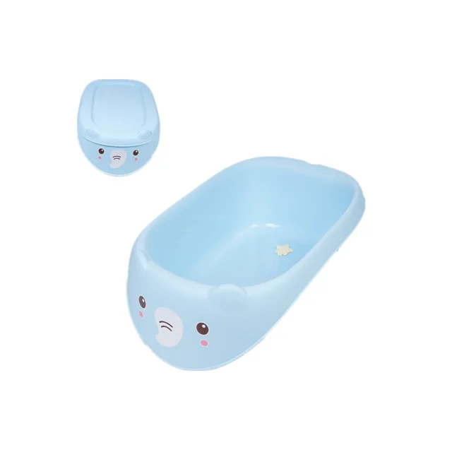 2021 New Product Plastic Baby Bath tub Animal Styling Lightweight Safety Plastic Baby Tub With Lid