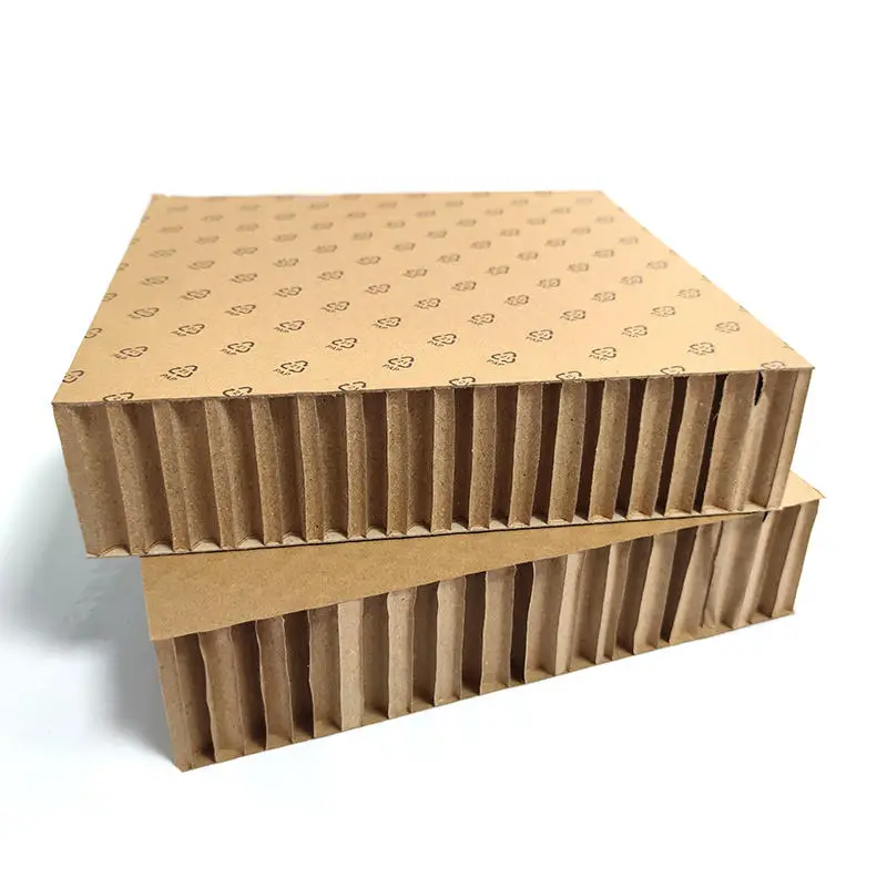 Corrugated honeycomb paper core board for display stand