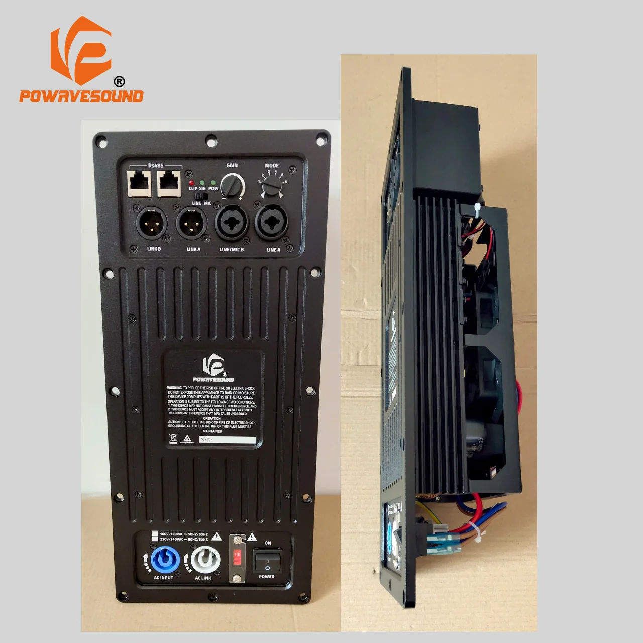 Цифровой усилитель активного динамика модуль DSP аудио процессор внутри Bi-AMP D класса 200 + 400 Вт усилитель модуль для PA динамик