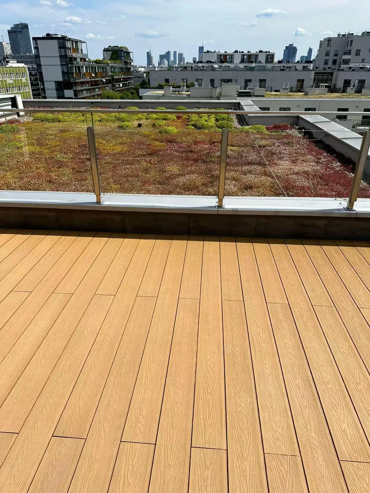 Decking Boards for Swimming Pool Garden Deck Wpc Decking Outdoor Construction Materials