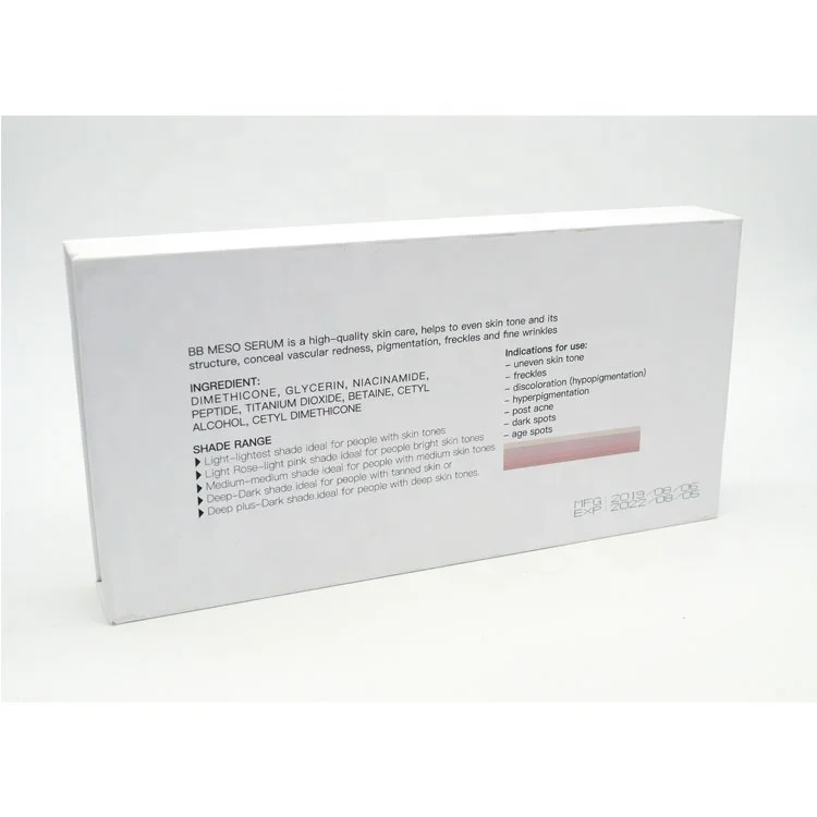 OEM/ODM High Quality BB Mesowhite Serum Original Dr Pen Best Microneedle Glow Serum