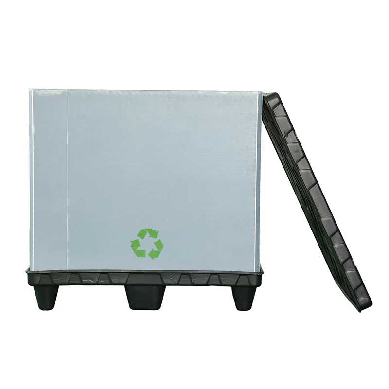Large Reusable Bulk Stackable Container Plastic Corrugated Cardboard Shipping Sleeve Pallet Box for Sale