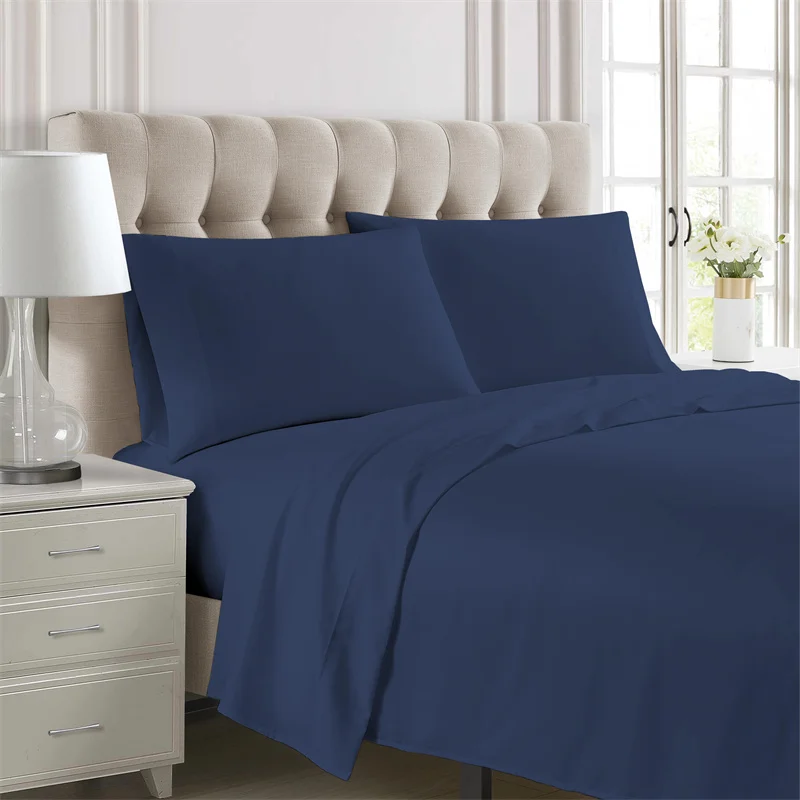 UBEST Breathable Bedding Soft Premium Hotel Bed Sheets Luxury 100%  Cotton King Size Duvets And Bed Sheets Set Home Textile