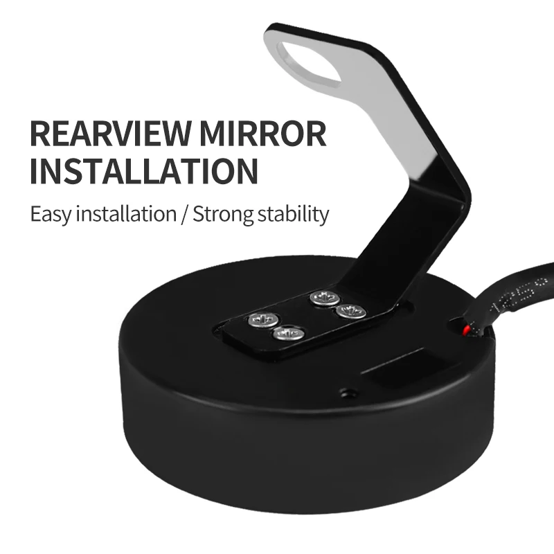 Waterproof LED Night Vision Motorcycle Meter Display Time Temperature Voltage