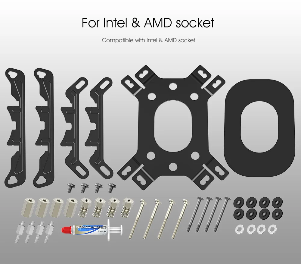  Водяной блок ALSEYE для современного охлаждения процессора Intel и